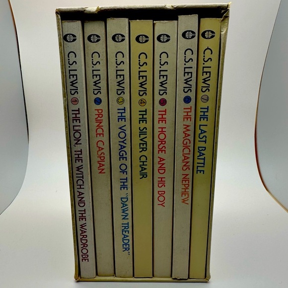 Collier Books Other - Vintage The Chronicles of Narnia 7 Book Box Set by C S Lewis 1978 Paperback